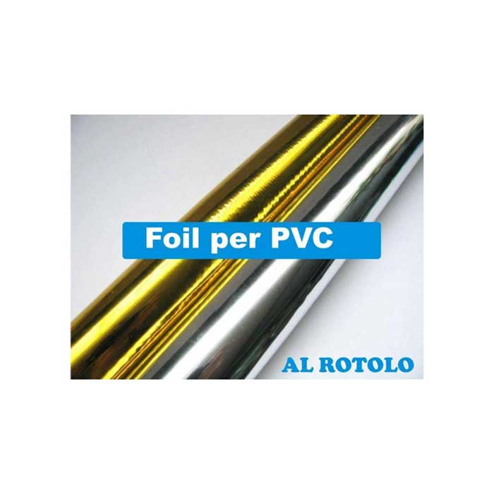 Foil termoadesivo per stampa a caldo su materiali plastici
