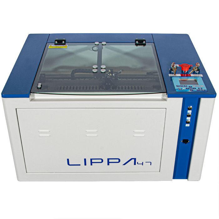 LIPPA47RF - Plotter Laser CO2 a RadioFrequenza 470x300mm 30W RF con Telecamera