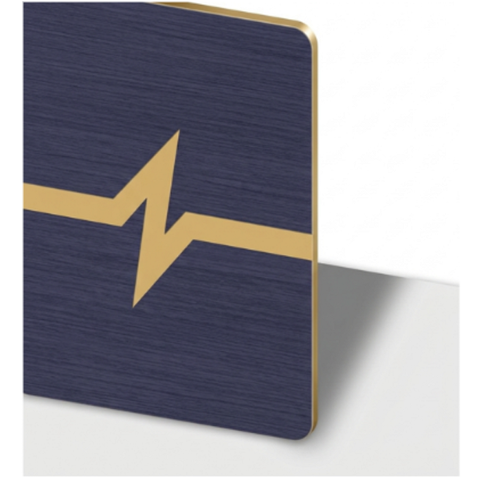 Laser Max - Blu Spazzolato /Oro