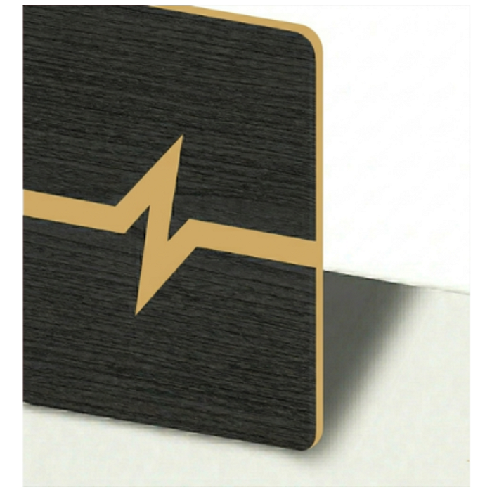 Laser Max - Nero Spazzolato /Oro